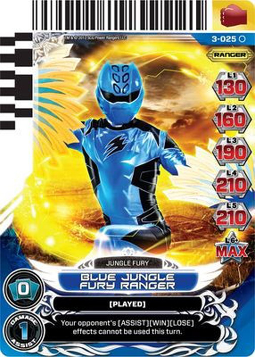 Blue Jungle Fury Ranger 025